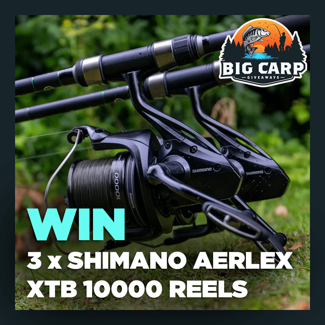 3 x Shimano Aerlex XTB 10000 Reels – Big Carp Giveaways