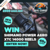 Win Shimano Power Aero XTC 14000 Reels