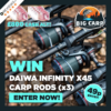 Daiwa Infinity X45 Carp Rods
