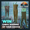 Win Carp Fishing Waders of Your Choice or Cash