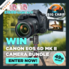 Win Canon EOS 6D MK II Camera Bundle or £1600 Cash
